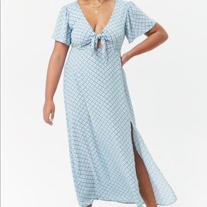 Geo Print Maxi Dress